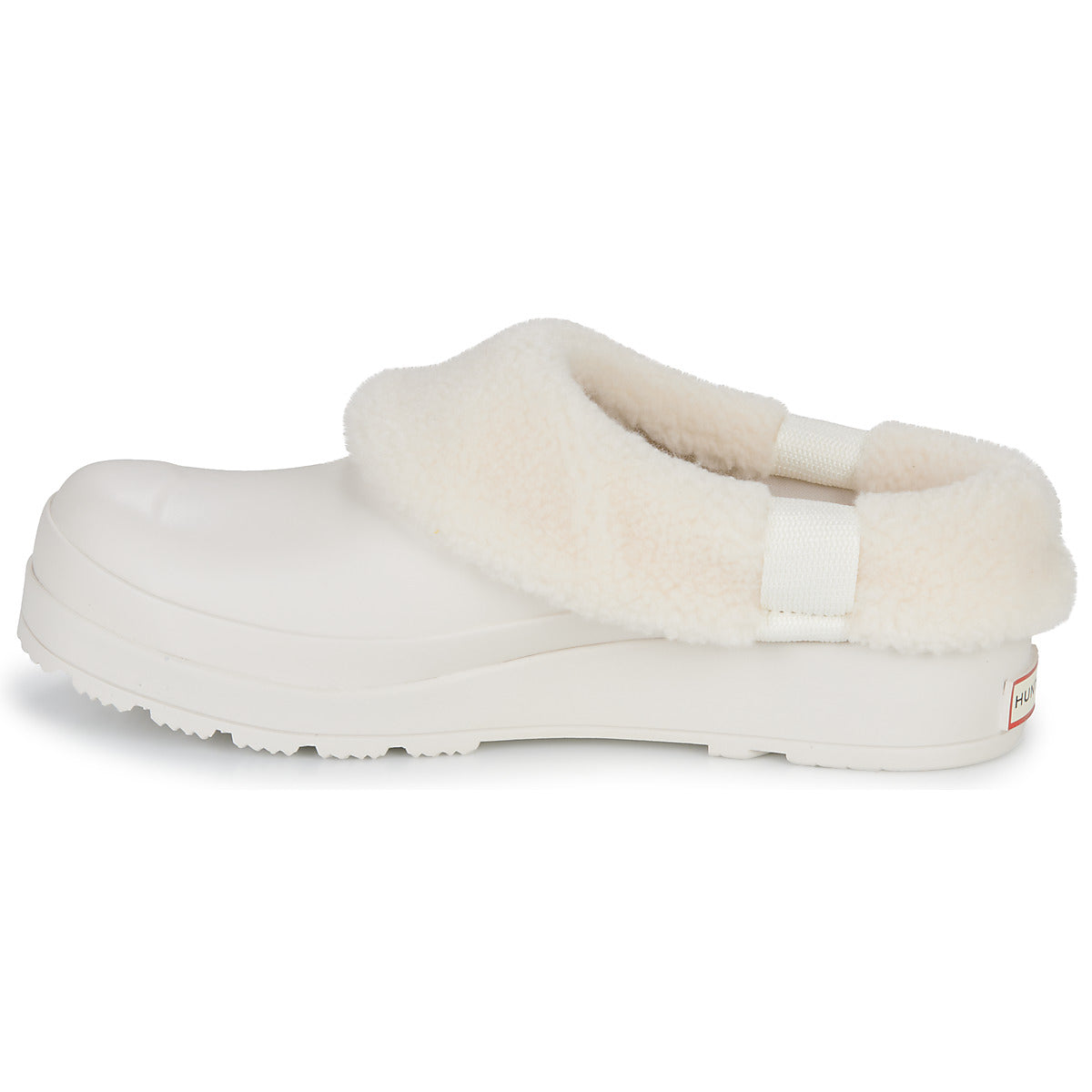 Pantofole Donna Hunter Play Sherpa Bianco
