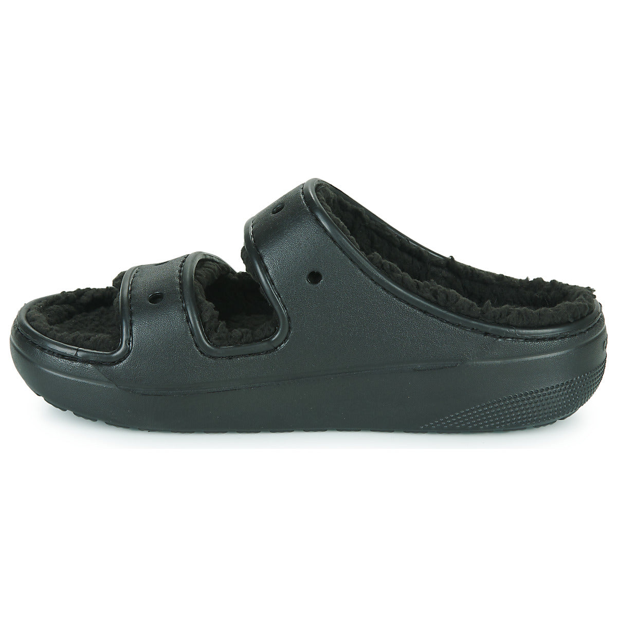 Scarpe Uomo Crocs CLASSIC COZZY SANDAL Nero