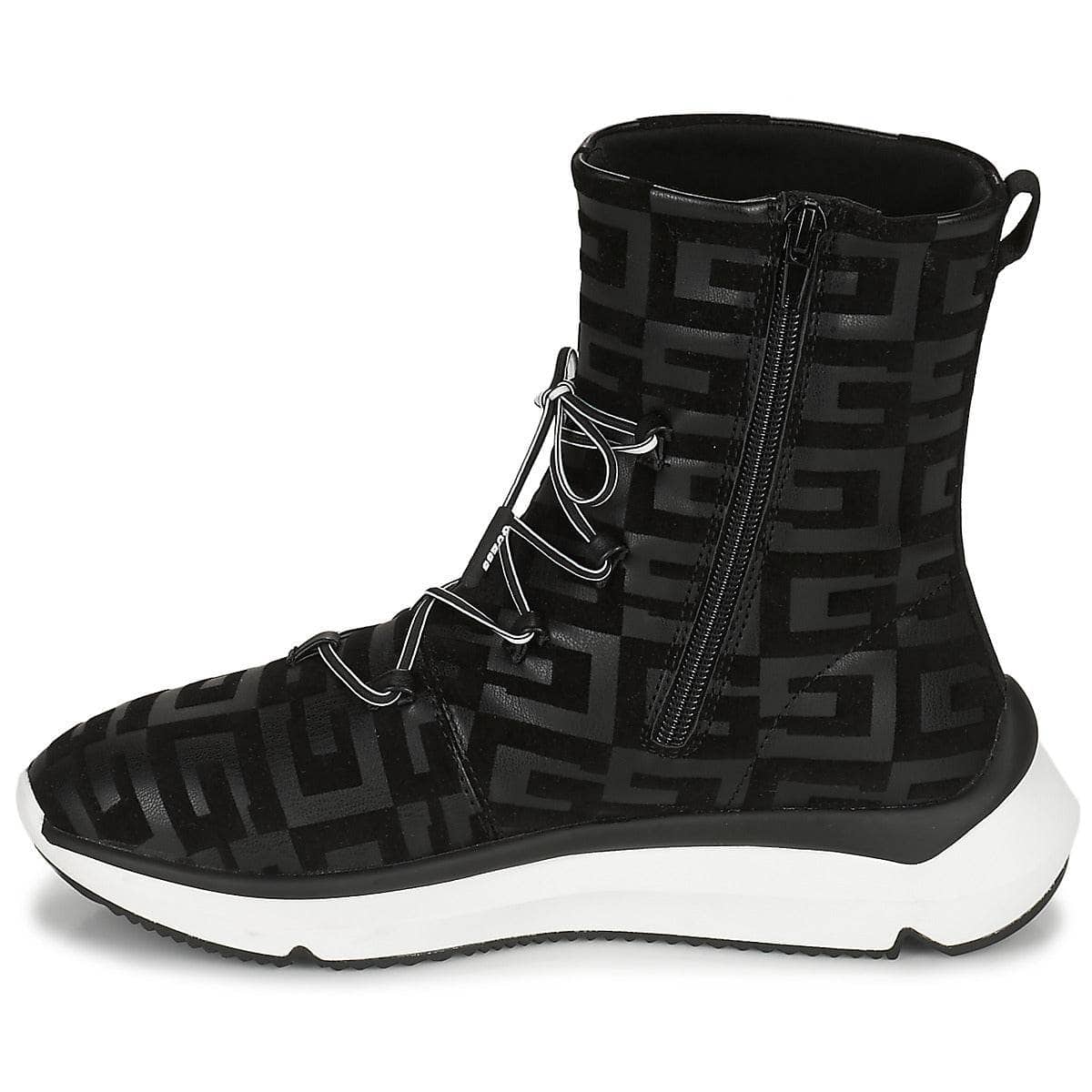 Sneakers alte Donna Guess DREWSIN2 Nero