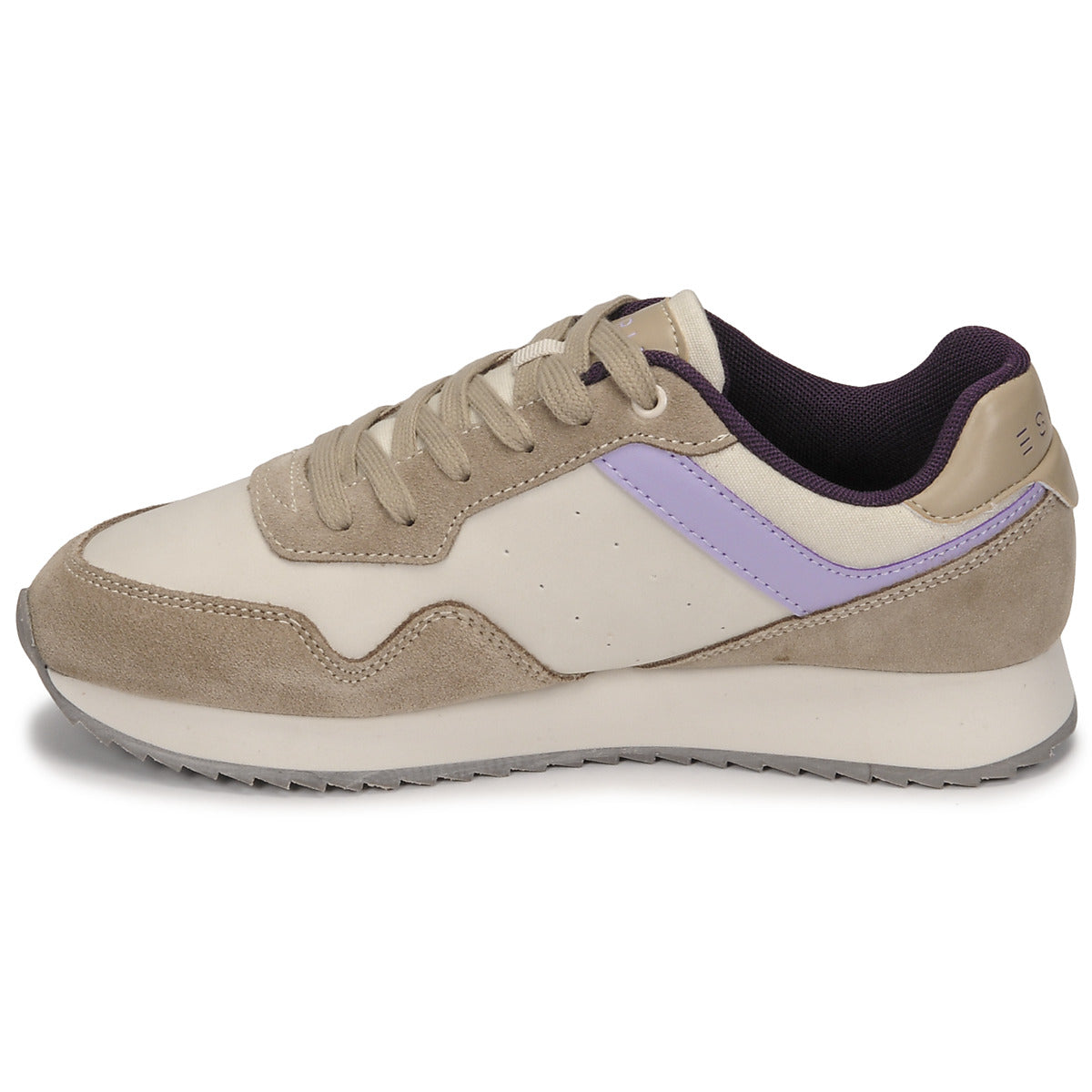 Sneakers basse Donna Esprit 082EK1W301 Beige