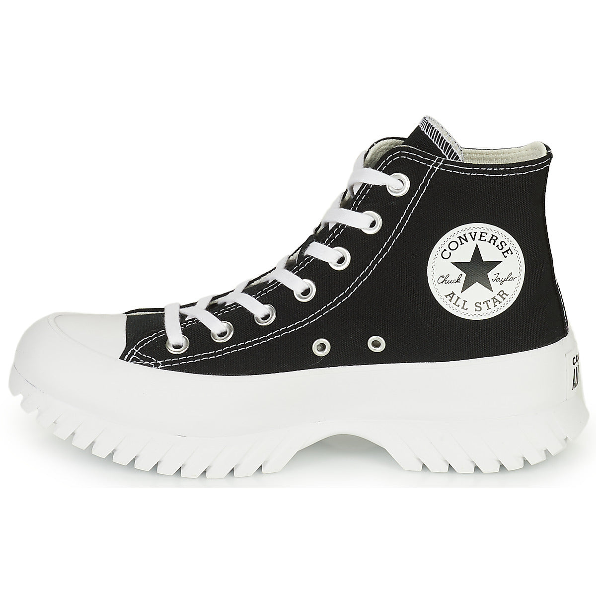 Sneakers alte Donna Converse Chuck Taylor All Star Lugged 2.0 Foundational Canvas Nero