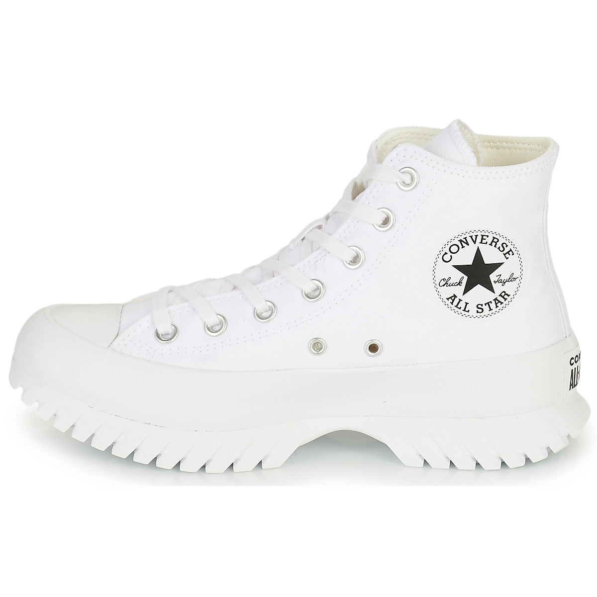 Sneakers alte Donna Converse Chuck Taylor All Star Lugged 2.0 Foundational Canvas Bianco