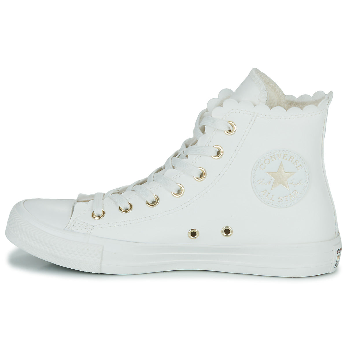 Sneakers alte Donna Converse Chuck Taylor All Star Mono White Bianco