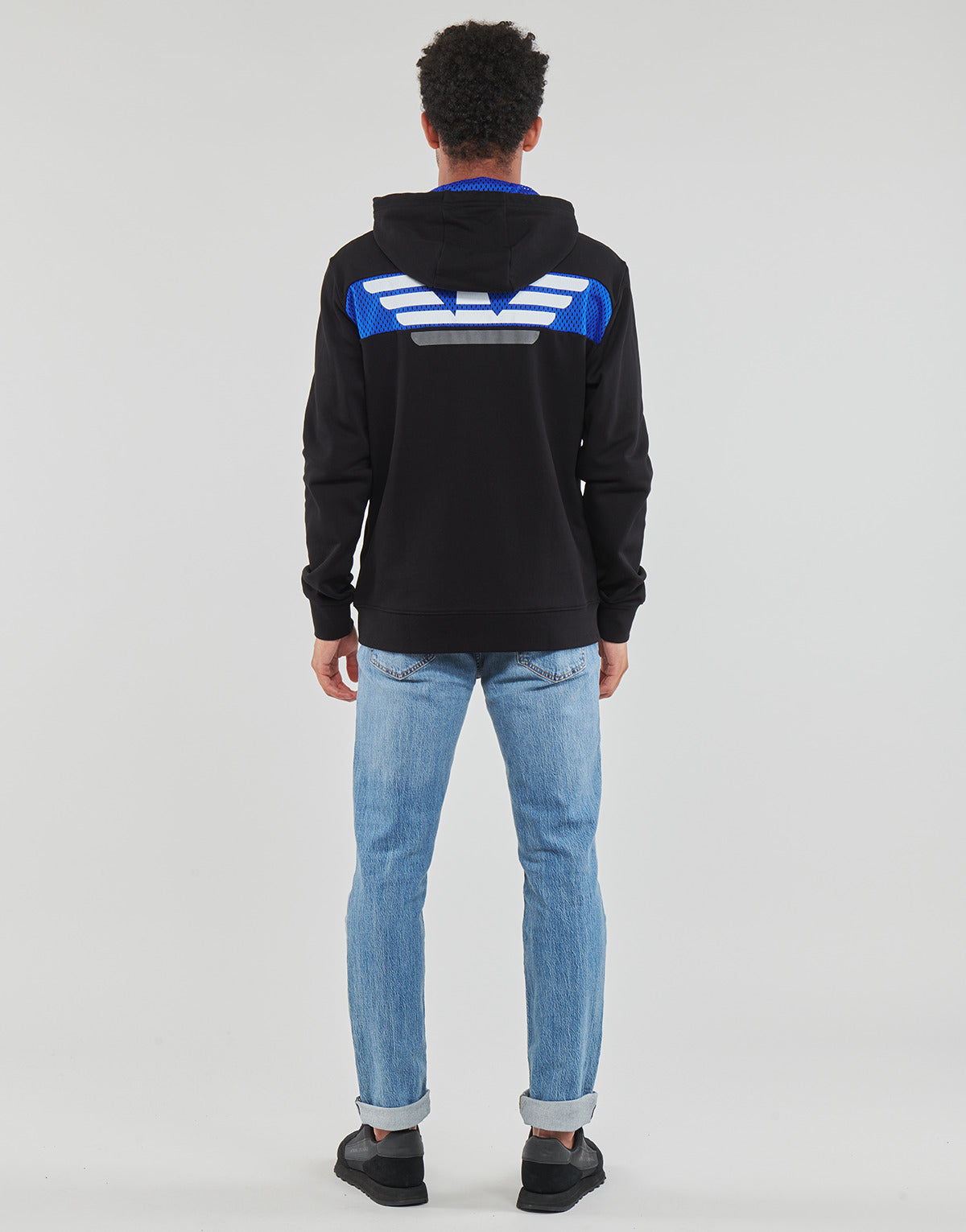 Felpa Uomo Emporio Armani EA7 6LPM72 Nero