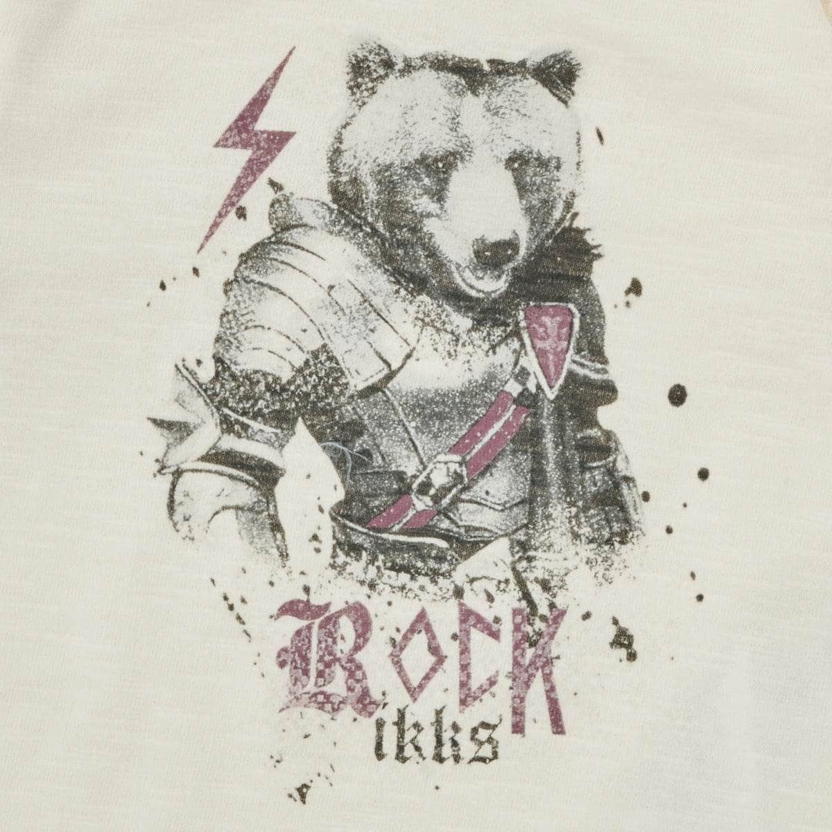 T-shirts a maniche lunghe ragazzo Ikks XV10041 Bianco