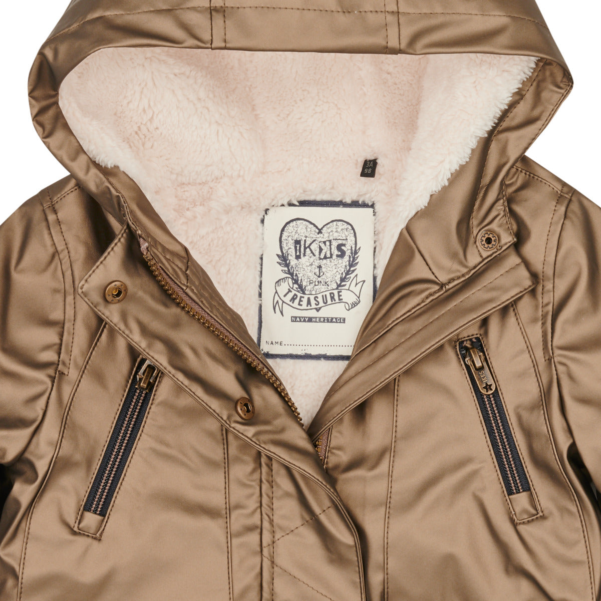 Parka ragazza Ikks XV42012 Oro