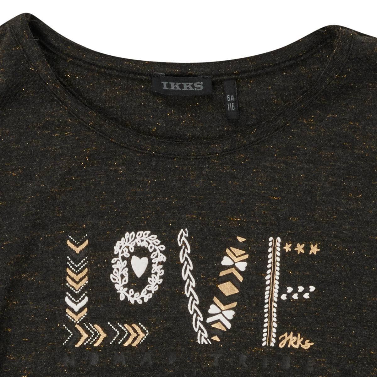 T-shirts a maniche lunghe ragazza Ikks XV10252 Grigio