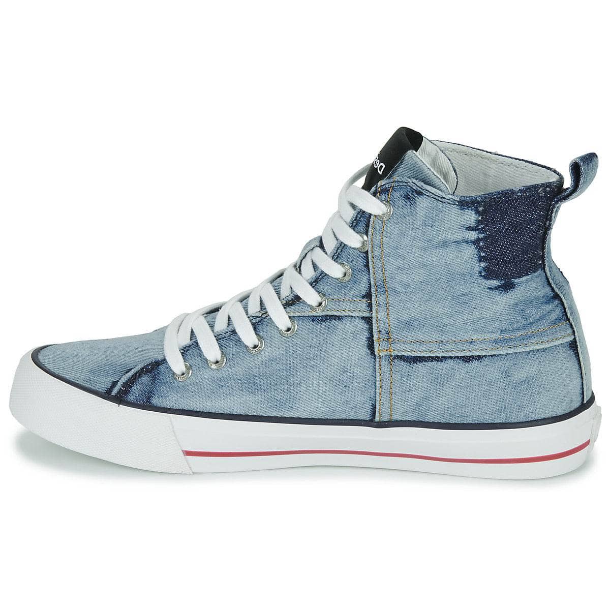 Sneakers alte Donna Desigual BETA TRAVEL PATCH Blu