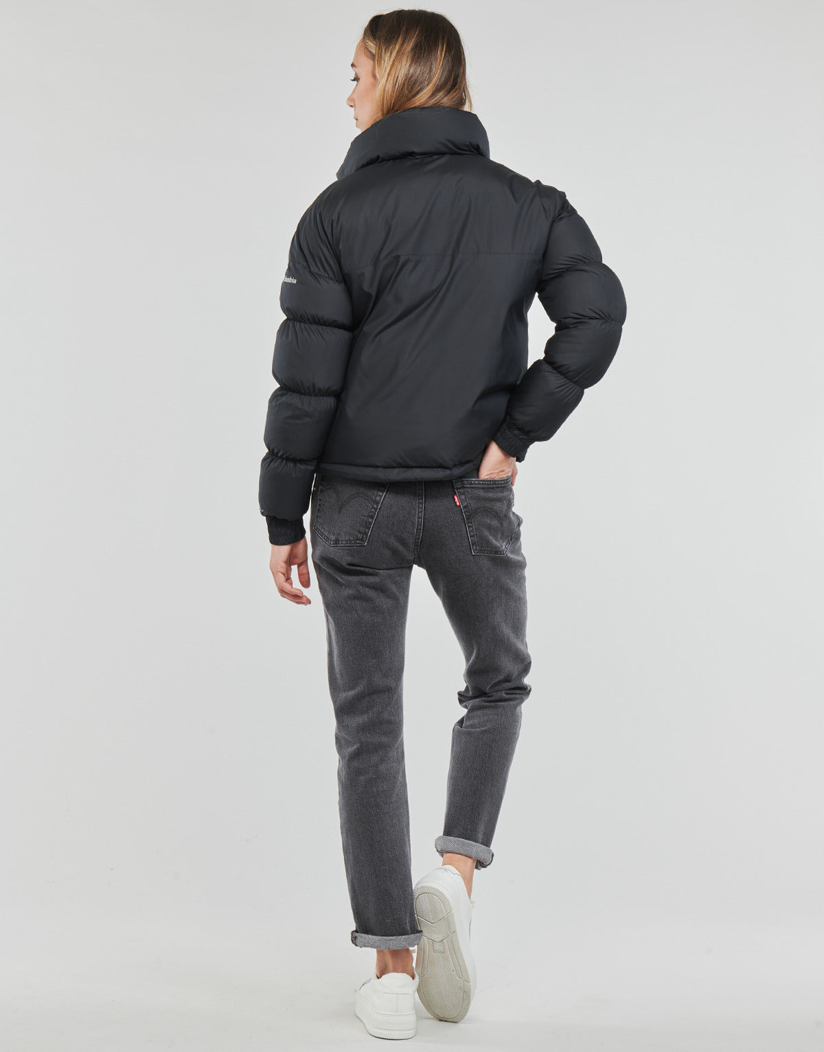 Piumino Donna Columbia Pike Lake Cropped Jacket Nero