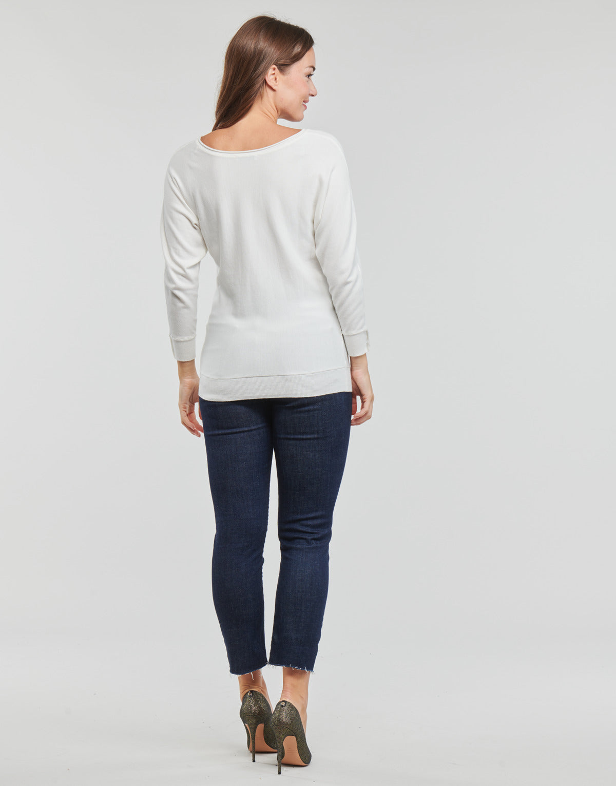 Maglione Donna Guess ADELE BAT SLEEVE Beige