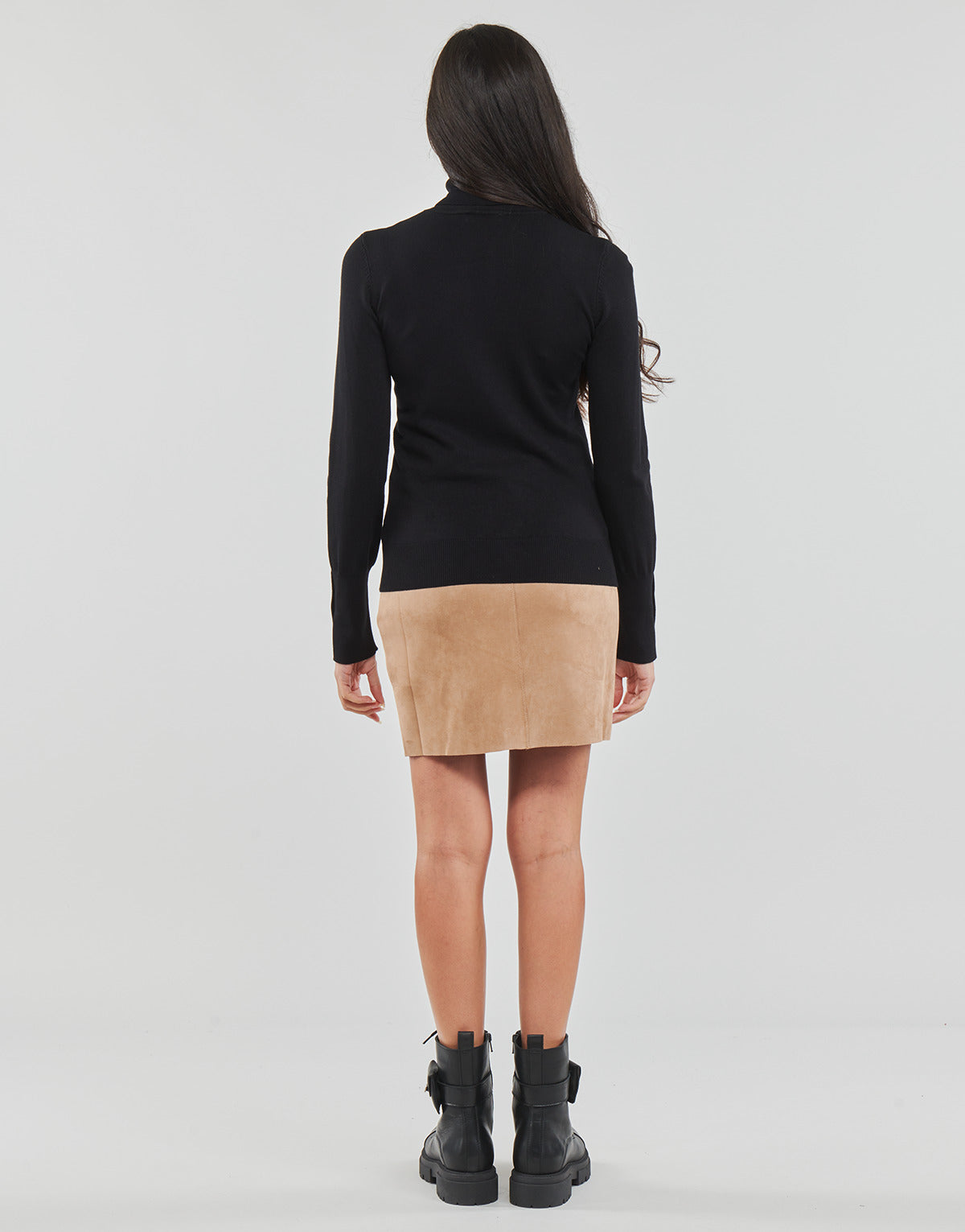 Maglione Donna Guess PAULE TN LS SWEATER Nero