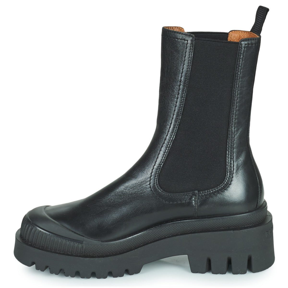 Stivaletti Donna Pataugas AINOA CHELSEA NAPPA Nero