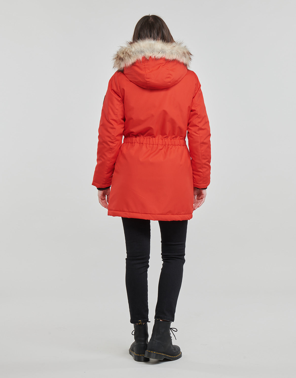 Parka Donna Only ONLIRIS FUR WINTER PARKA CC OTW Rosso