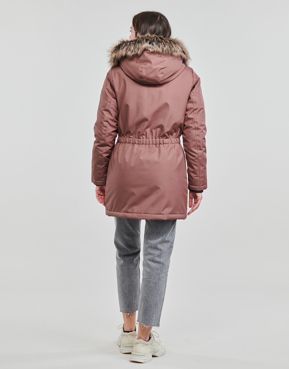 Parka Donna Only ONLIRIS FUR WINTER PARKA CC OTW Rosa
