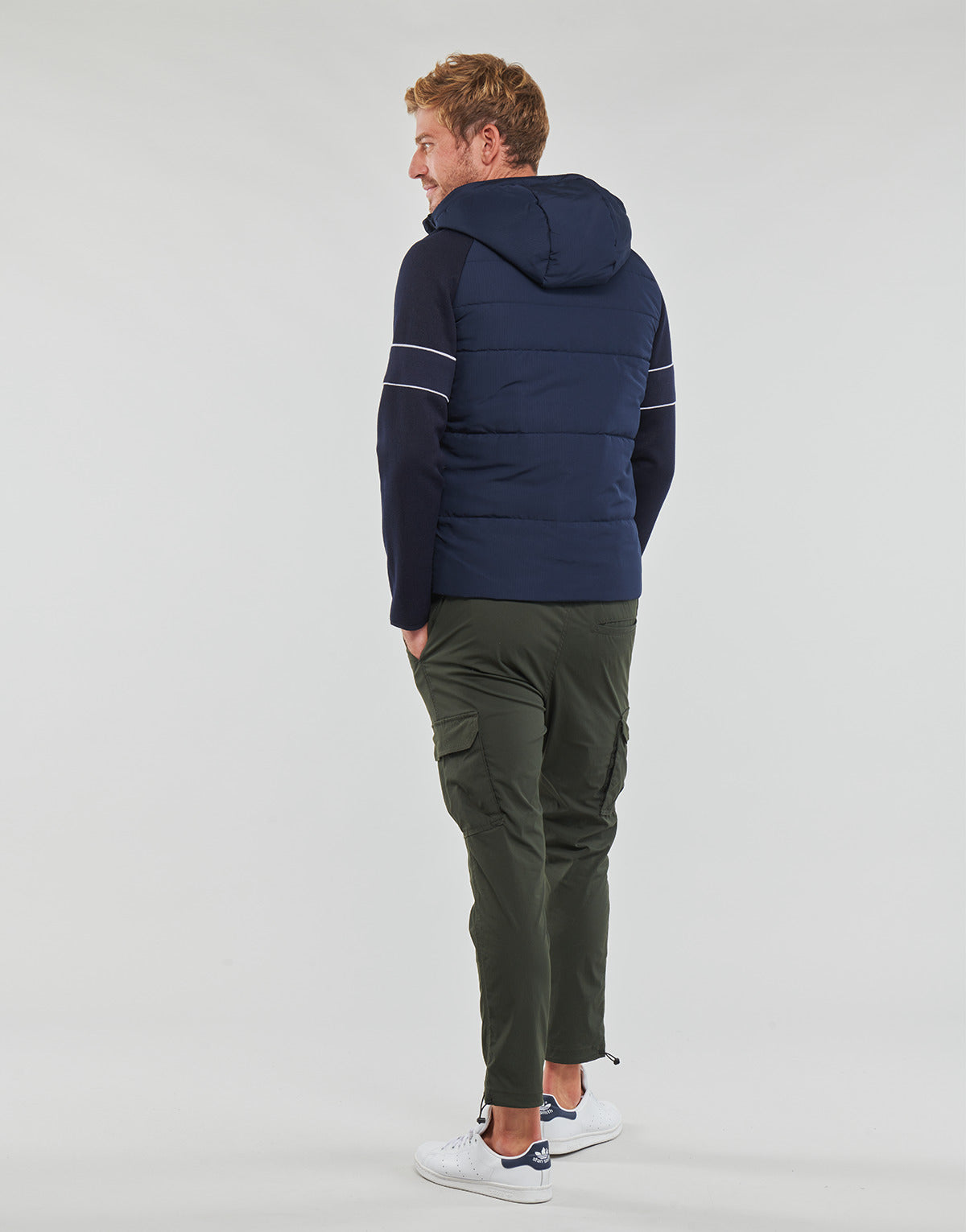 Giacca Uomo Jack & Jones JCOLOGAN HYBRID JACKET Marine