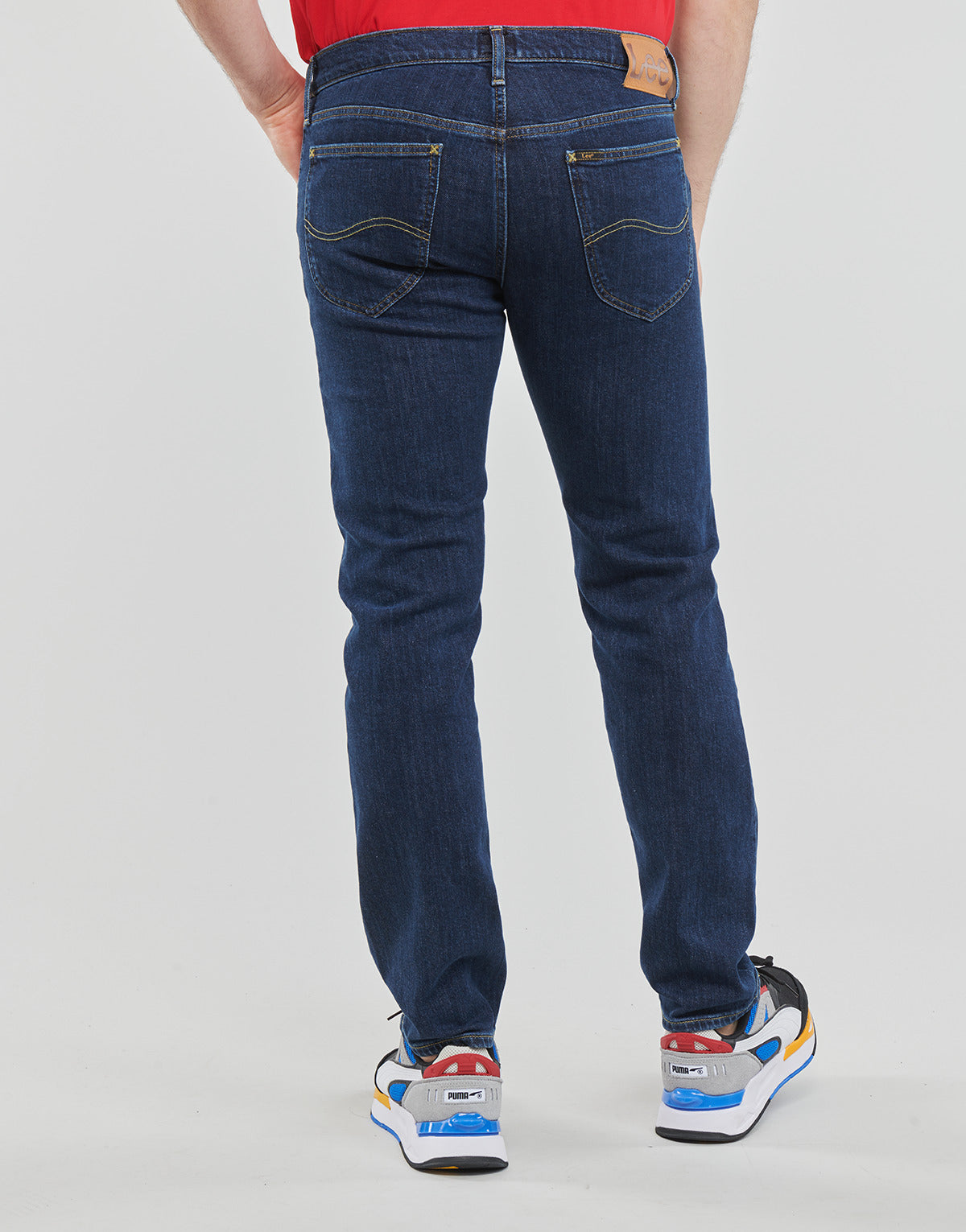 Jeans Uomo Lee Daren zip Blu
