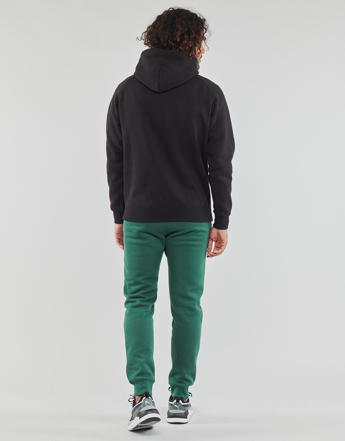 Felpa Uomo Champion Heavy Cotton Poly Fleece Nero