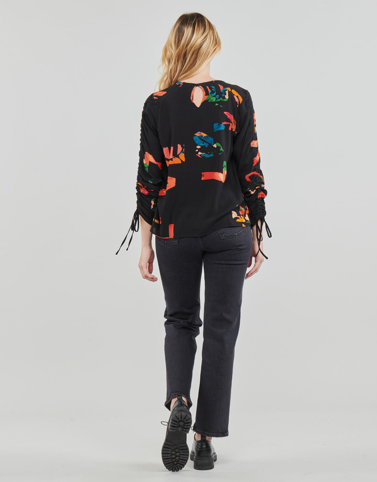 Camicetta Donna Desigual GRAPHIC LOVE Nero