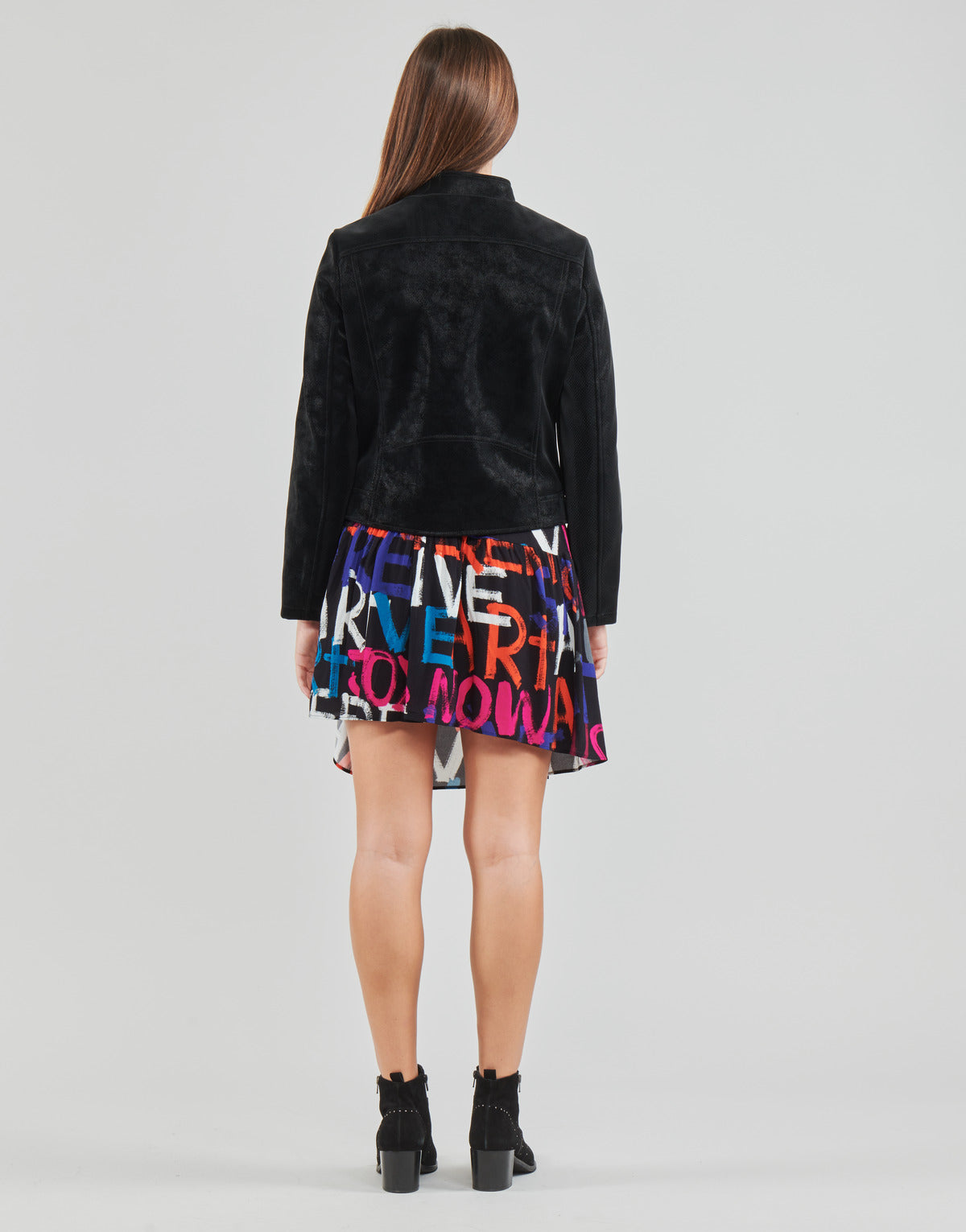 Giacca in pelle Donna Desigual LAS VEGAS Nero