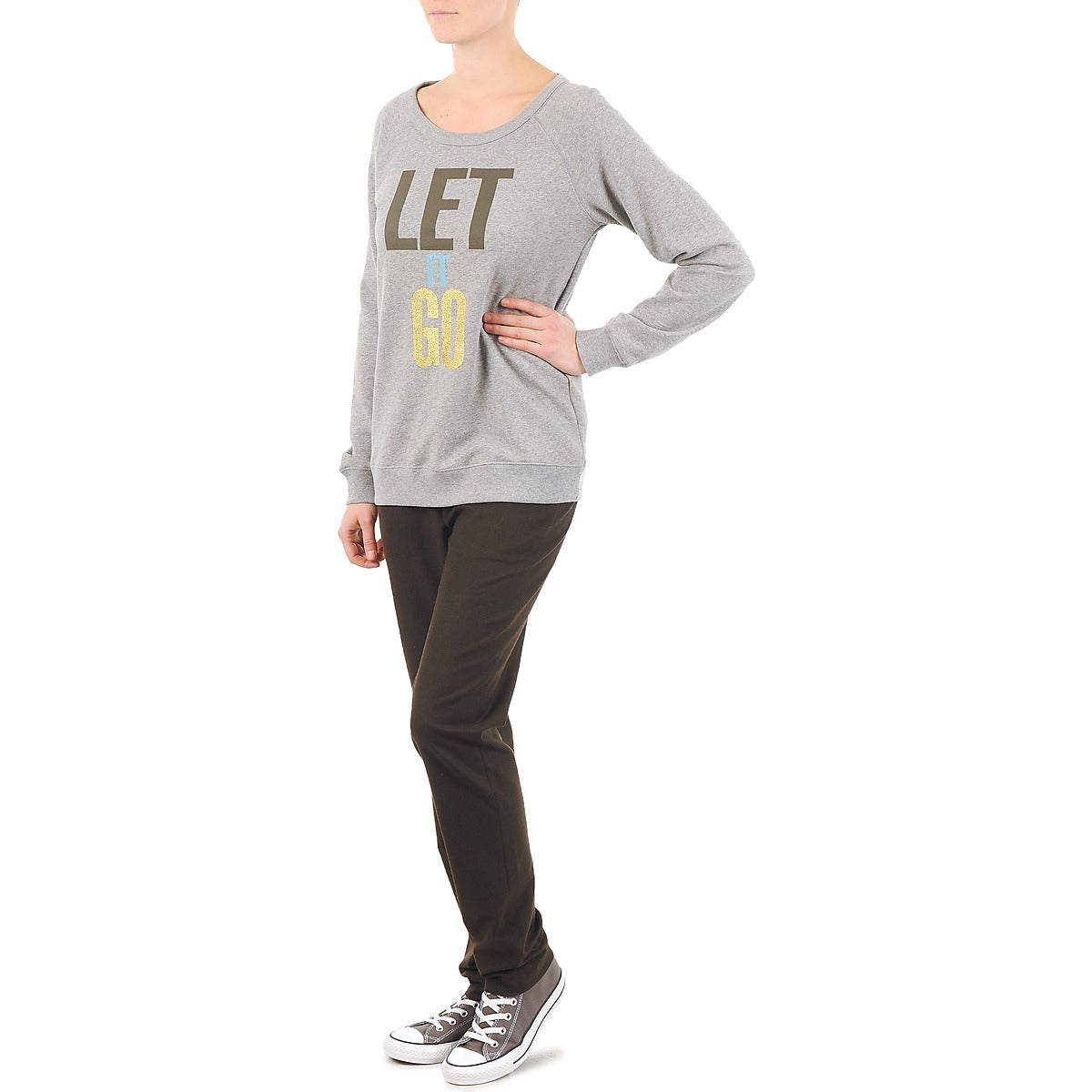 Felpa Donna Bensimon FIZZY Grigio