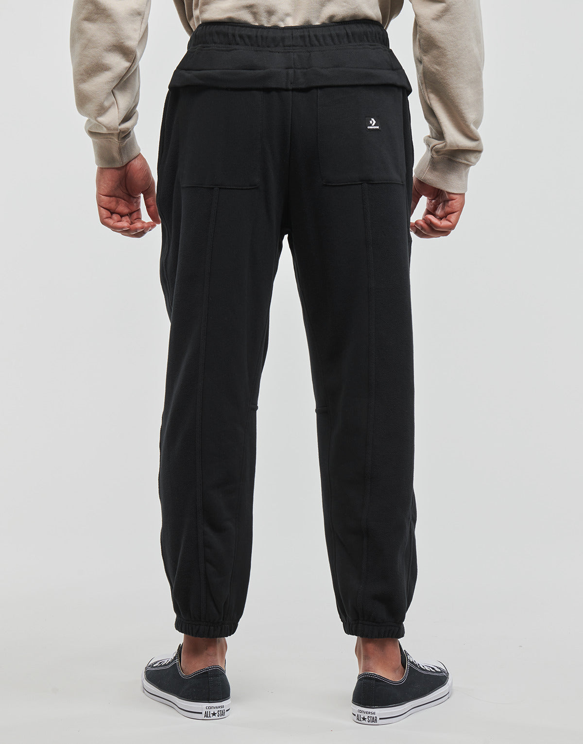 Pantalone Cargo Uomo Converse ELEVATED SEASONAL KNIT PANT Nero