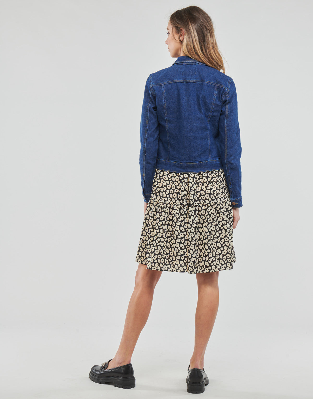 Giacca in jeans Donna JDY JDYREMI SHORT LS JACKET Blu