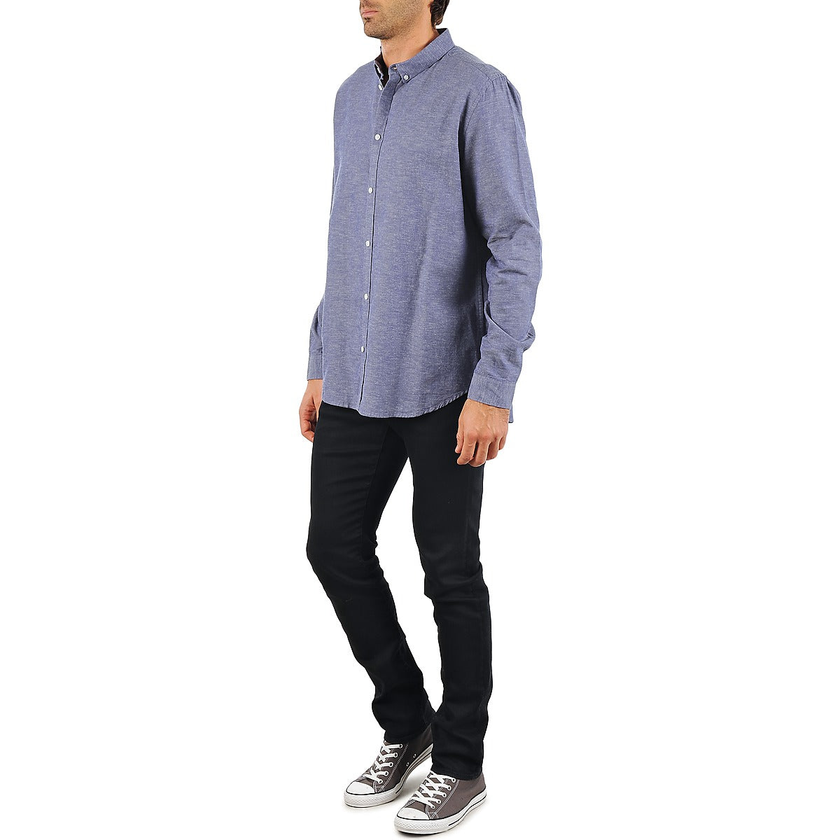 Camicia a maniche lunghe Uomo Cheap Monday DAMON BD SHIRT Blu