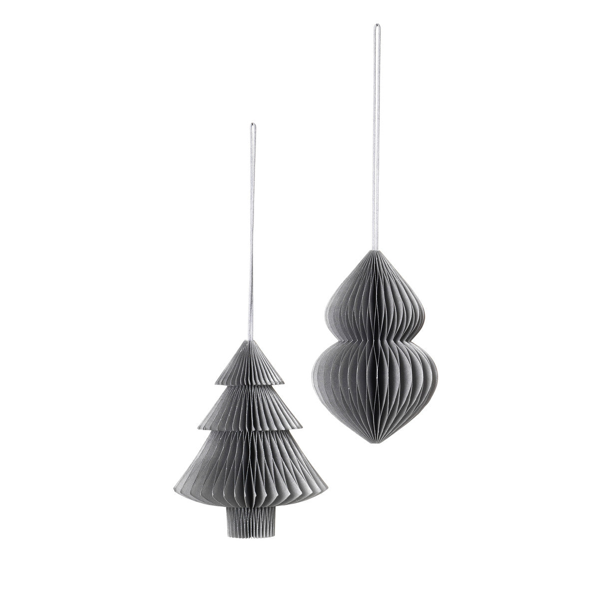 Decorazioni natalizie Broste Copenhagen DECO ’CHRISTMAS MIX’ PAPIER X2 Argento