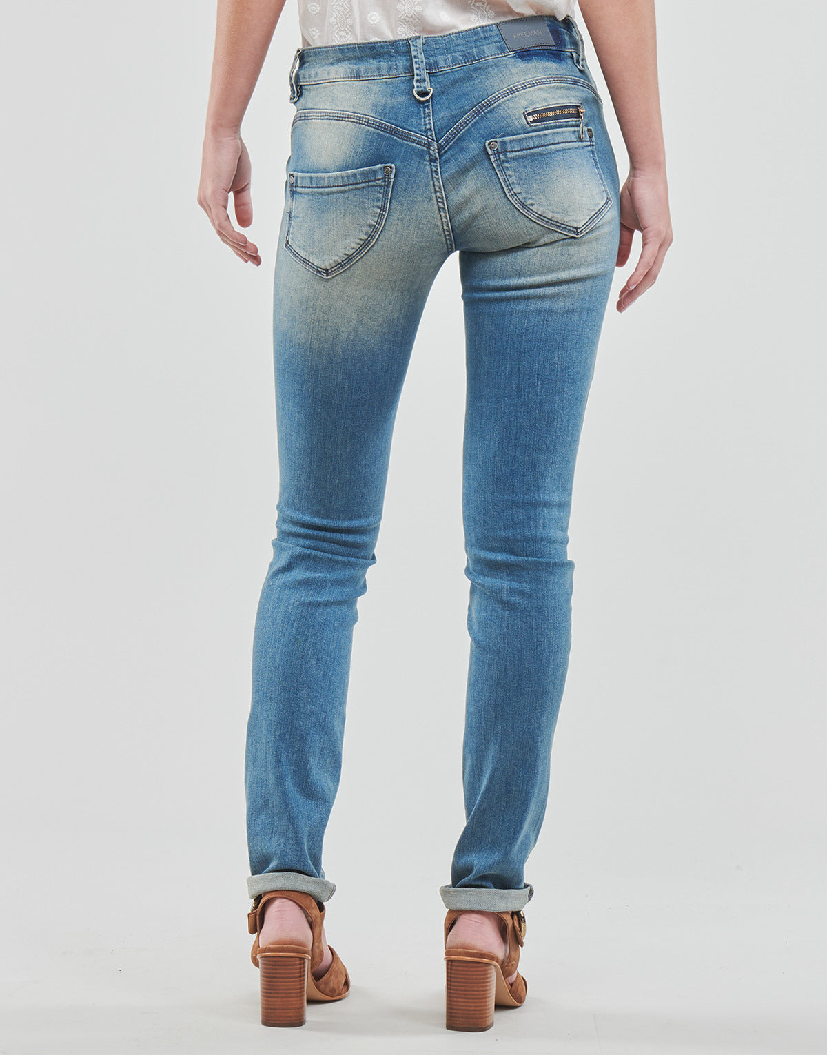Jeans Slim Donna Freeman T.Porter ALEXA SLIM S-SDM Blu