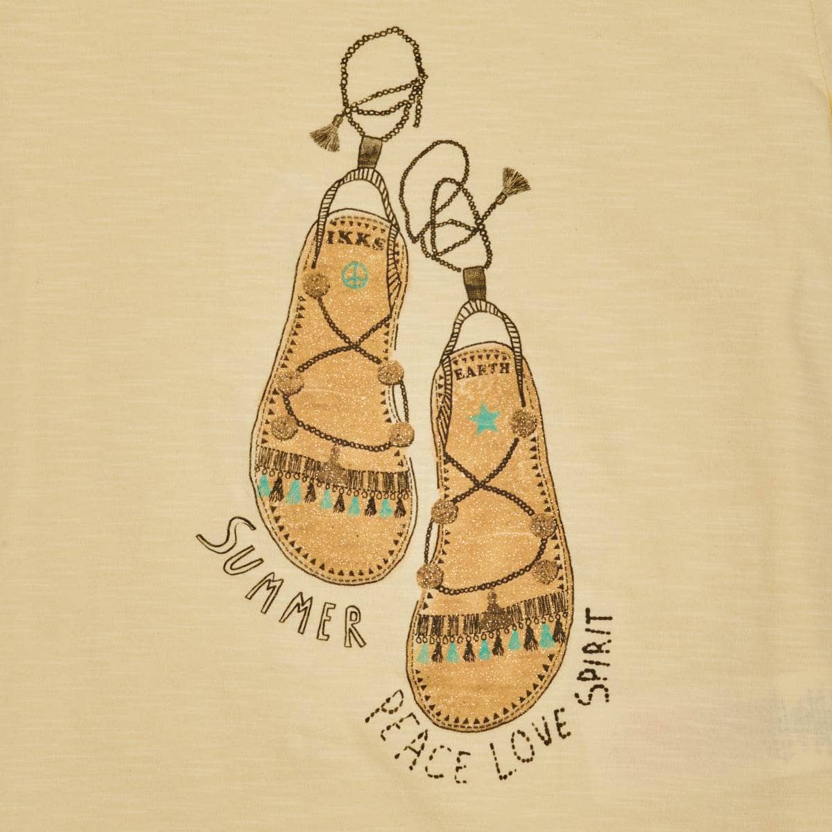 T-shirt ragazza Ikks XW10192 Giallo