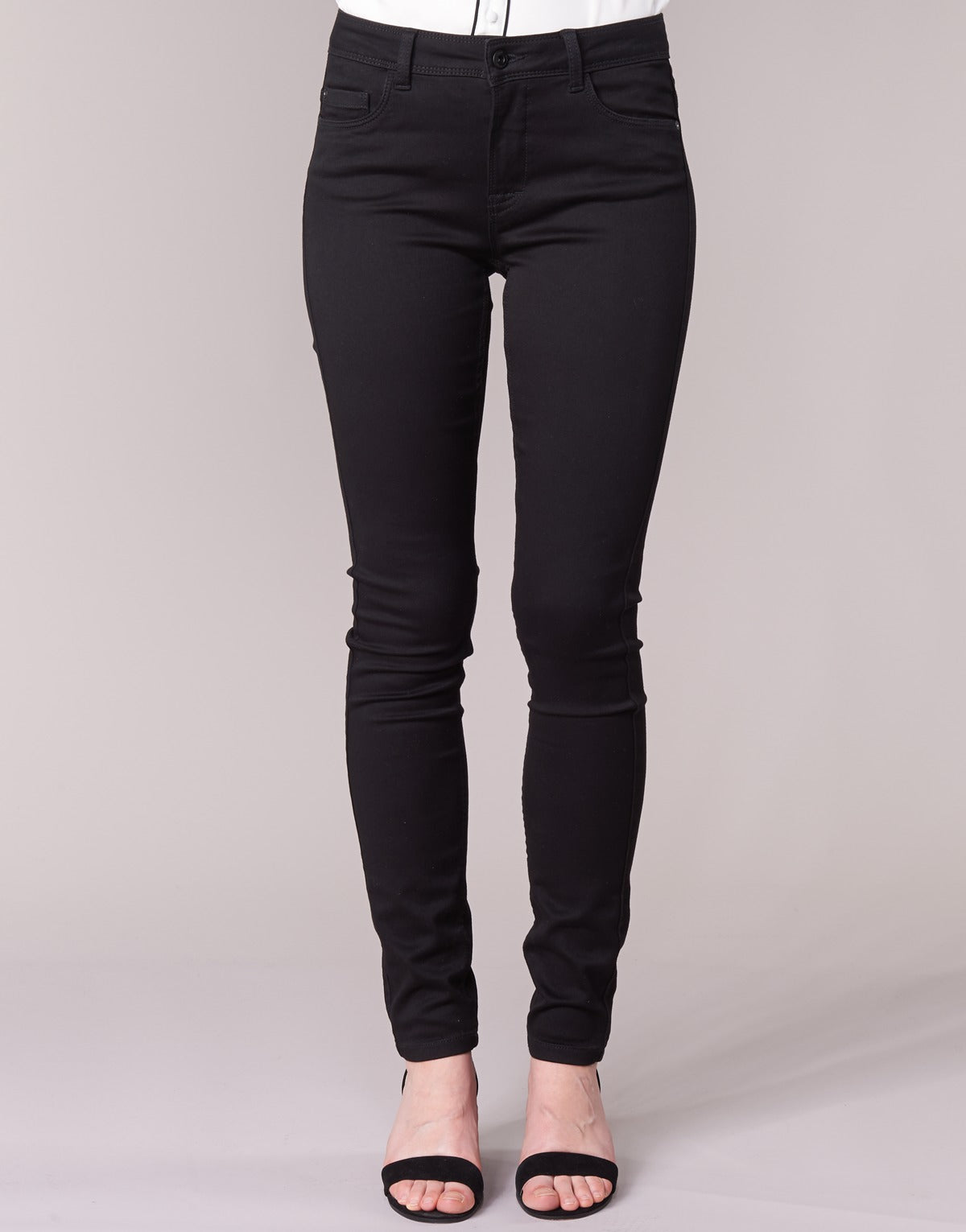 Jeans Slim Donna Only SOFT Nero