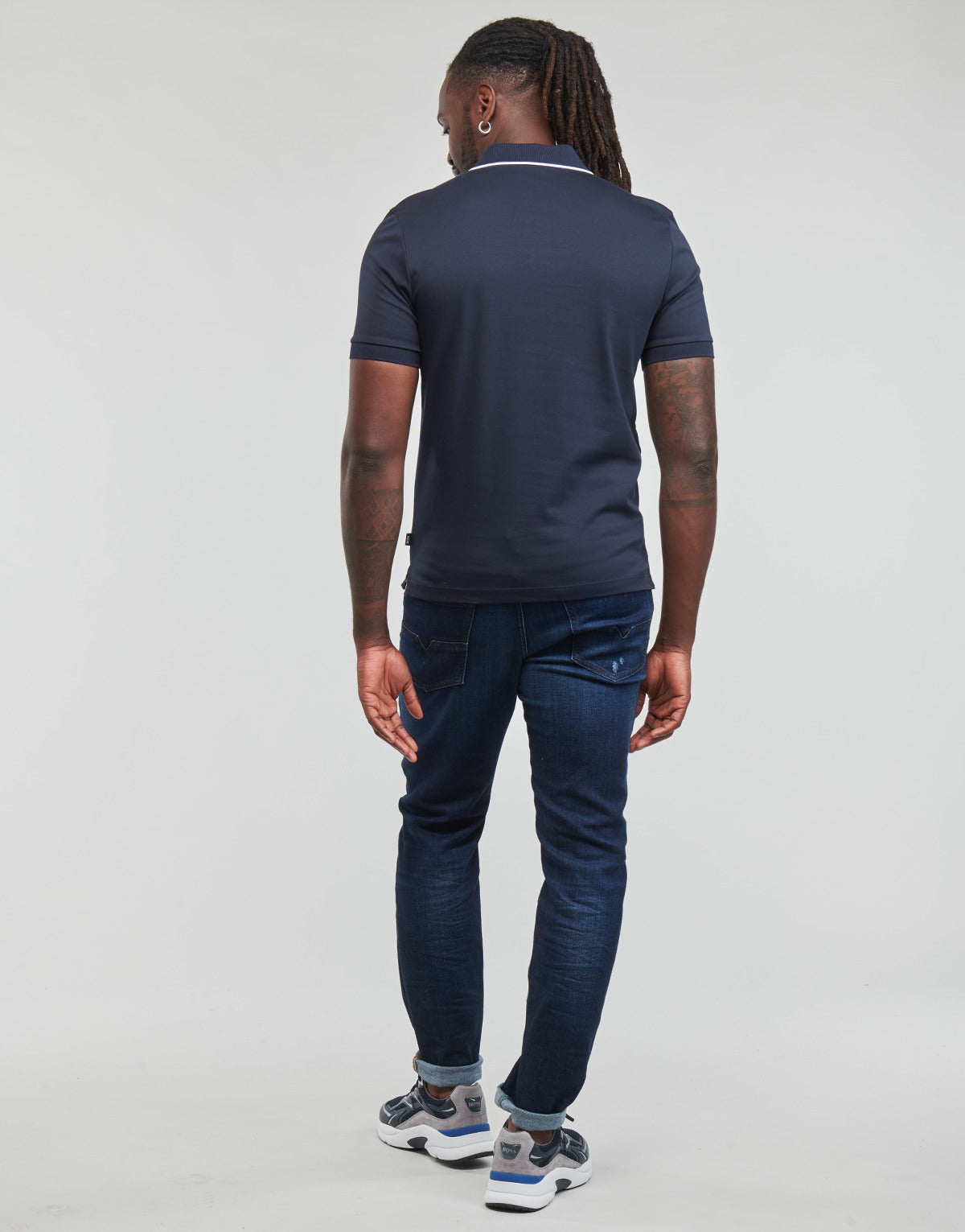 Polo Uomo BOSS Polston 32 Marine