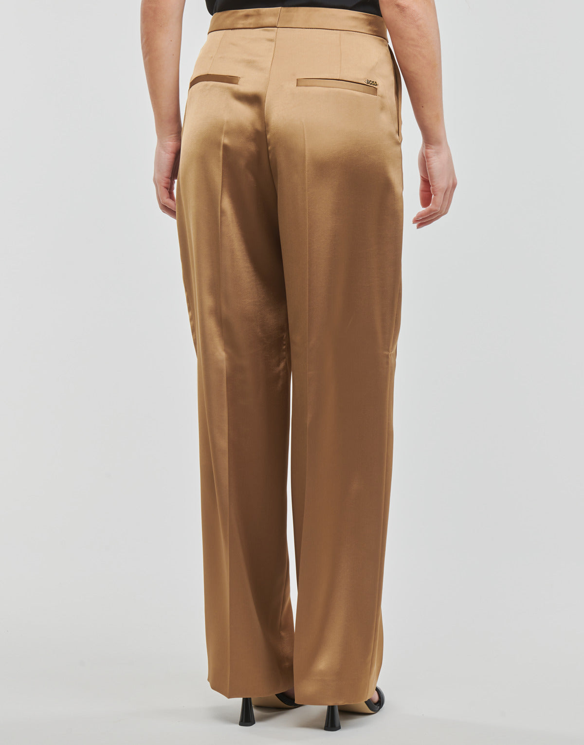 Pantaloni da completo Donna BOSS Tesatina1 Beige