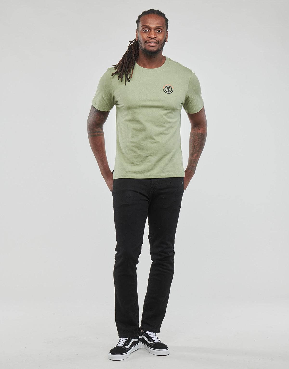 T-shirt Uomo Element HILLS SS Verde