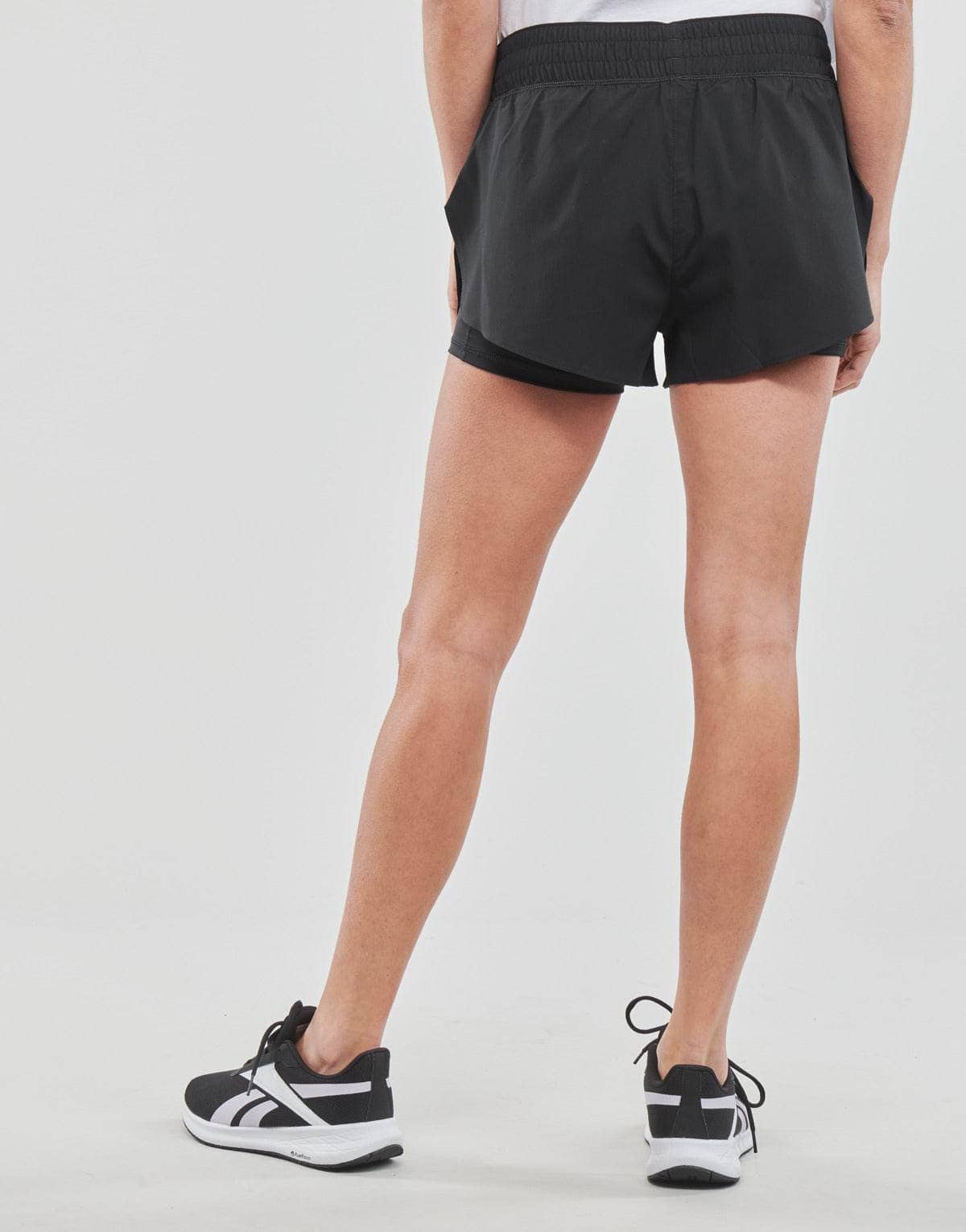Shorts Donna Reebok Classic WOR Run 2 in 1 Nero