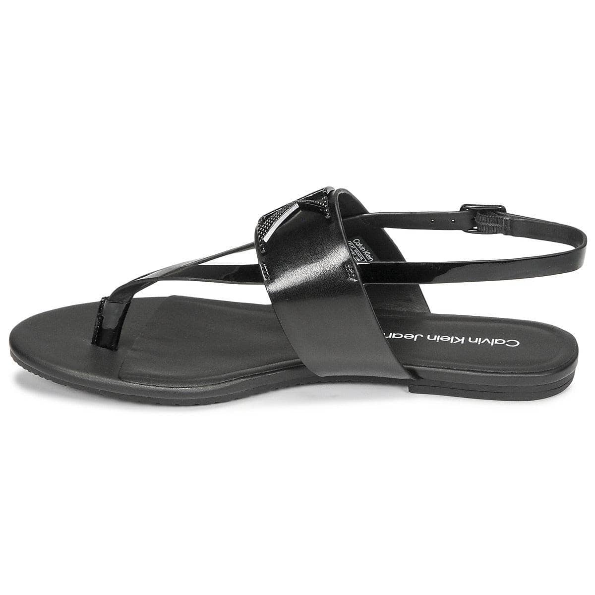 Sandali Donna Calvin Klein Jeans FLAT SANDAL TOEPOST HW Nero