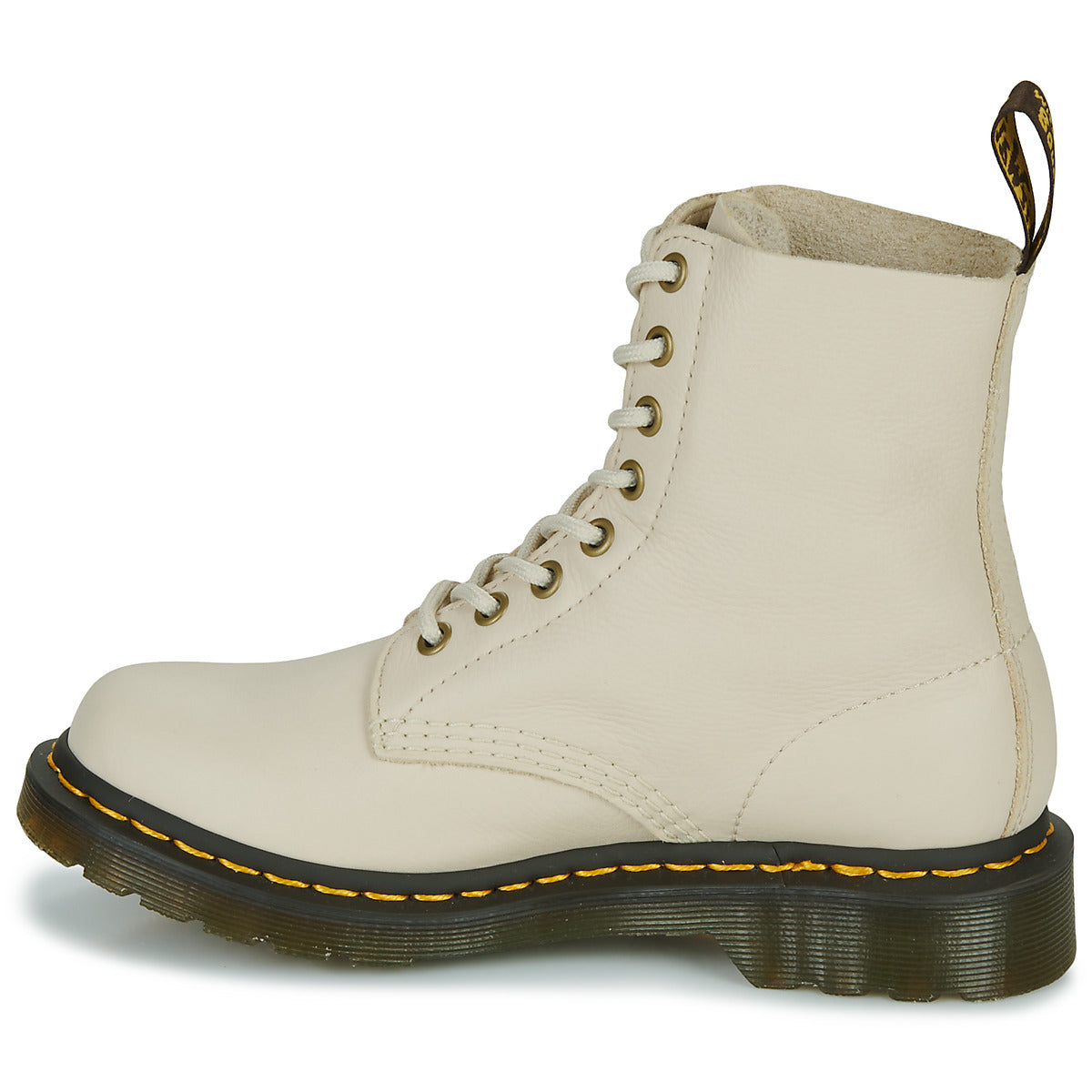 Stivaletti Donna Dr. Martens 1460 PARCHMENT BEIGE VIRGINIA Beige