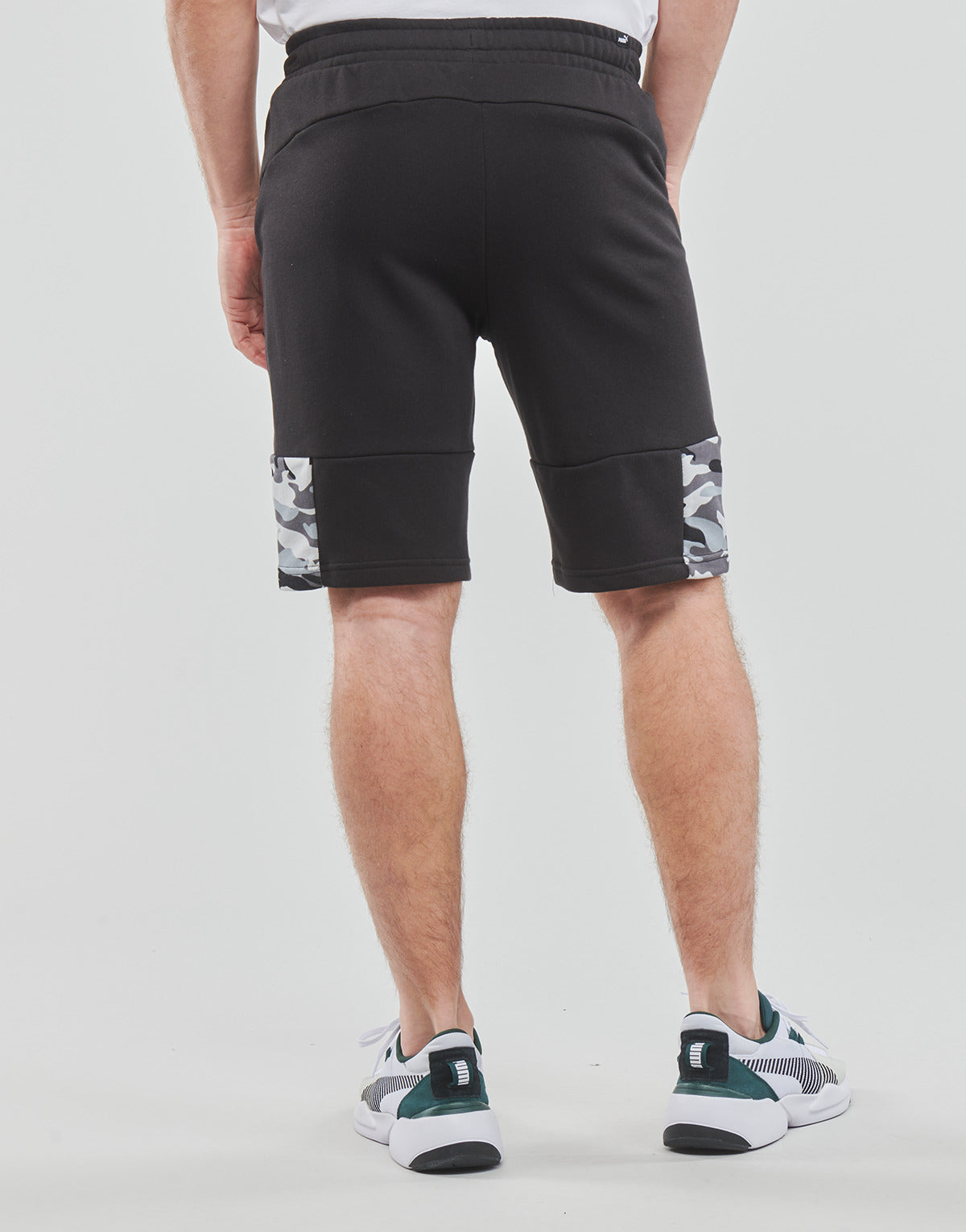 Pantaloni corti Uomo Puma ESS BLOCK CAMO Nero
