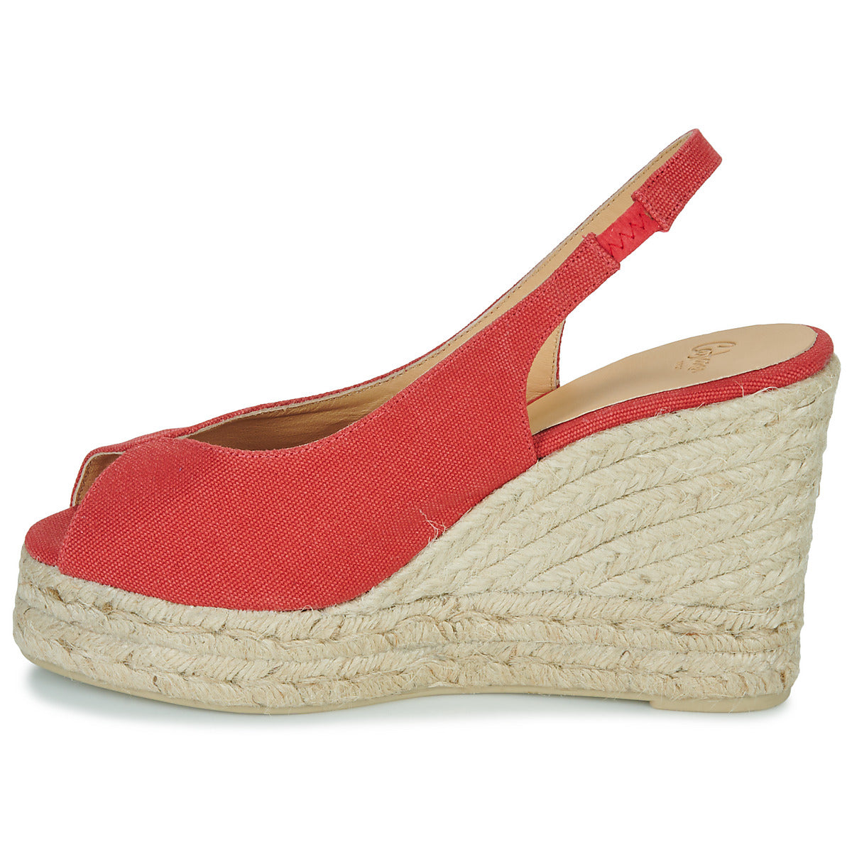Scarpe Espadrillas Donna Castaner BARBARA Rosso