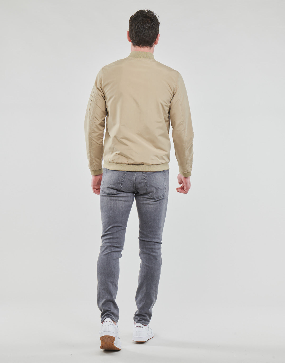 Giubbotto Uomo Jack & Jones JJERUSH BOMBER Beige