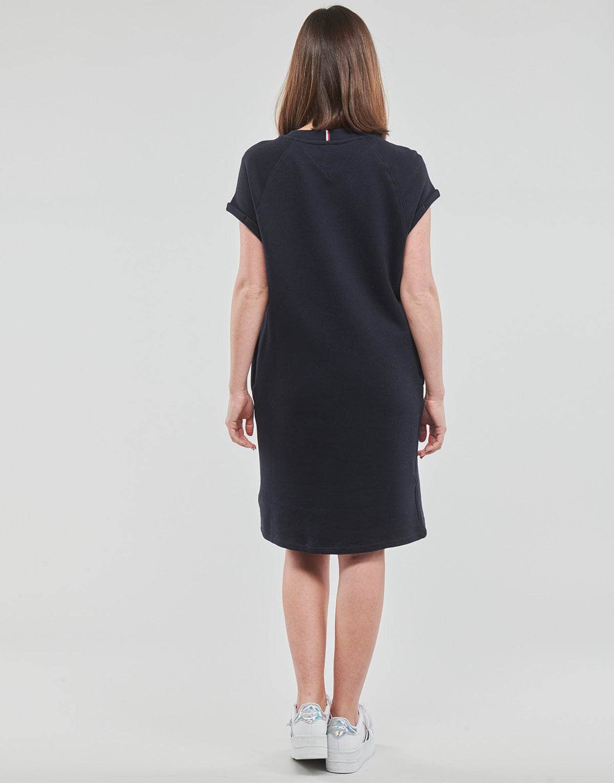 Abito corto Donna Tommy Hilfiger 1985 MINI CORPLOGO C-NK DRS SS Marine