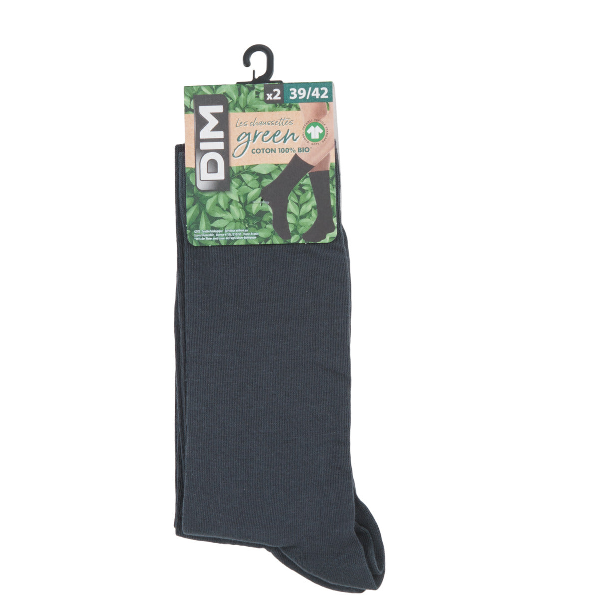 Calzini Uomo DIM GREEN COTON BIO MC PACK X2 Grigio