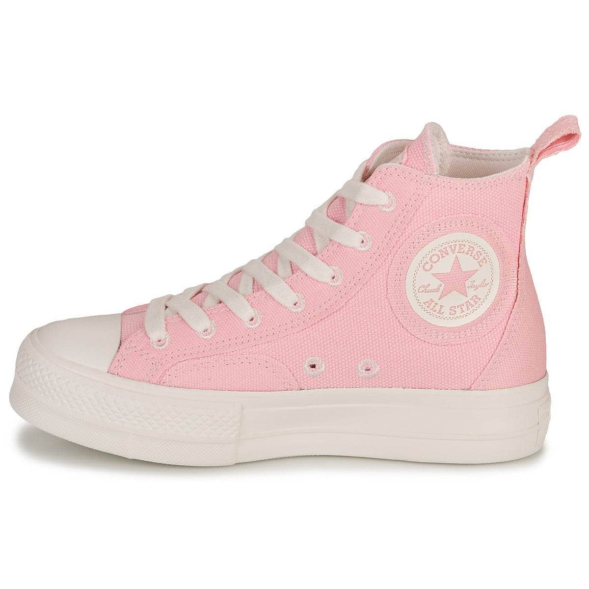 Sneakers alte Donna Converse CHUCK TAYLOR ALL STAR LIFT-SUNRISE PINK/SUNRISE PINK/VINTAGE WHI Rosa