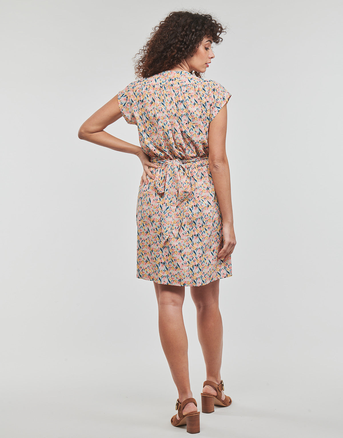 Abito corto Donna Molly Bracken CELESTE Multicolore