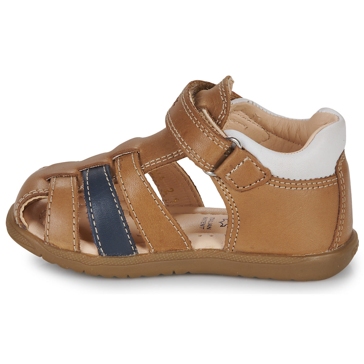 Sandali bambini ragazza Geox B SANDAL MACCHIA BOY Marrone