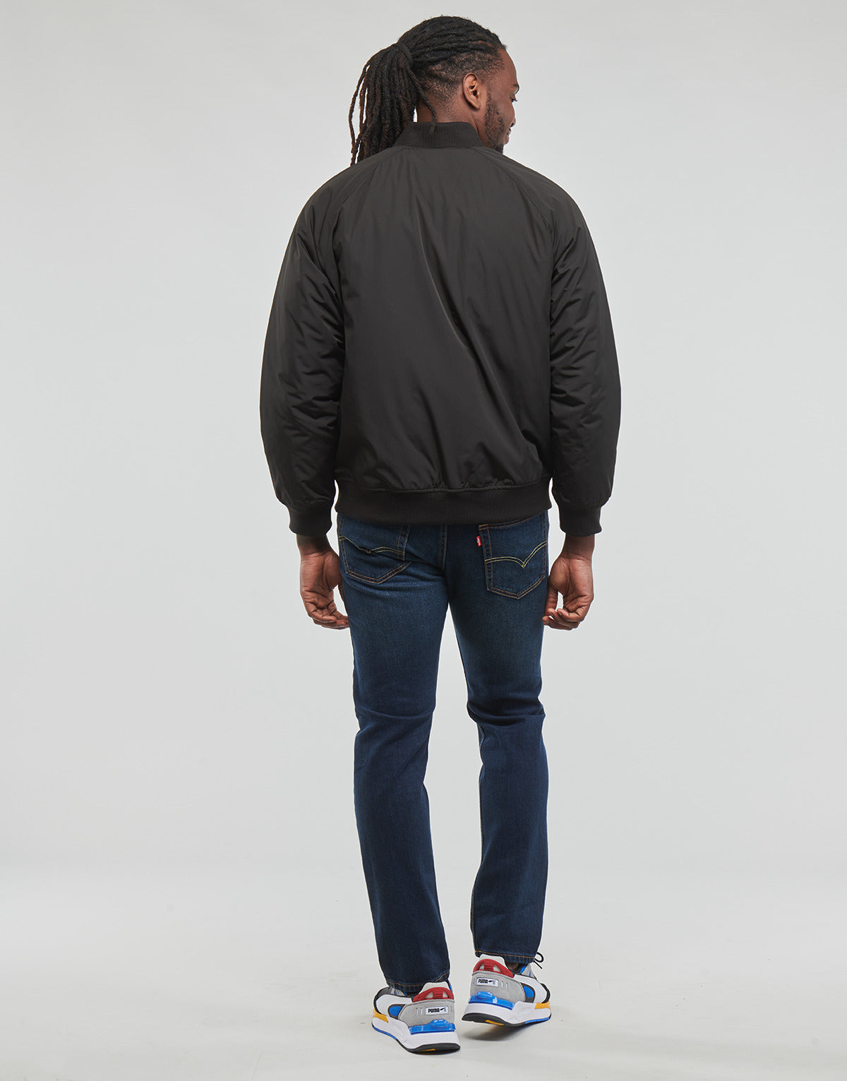 Giubbotto Uomo Levis FILBERT FLIGHT JACKET Nero