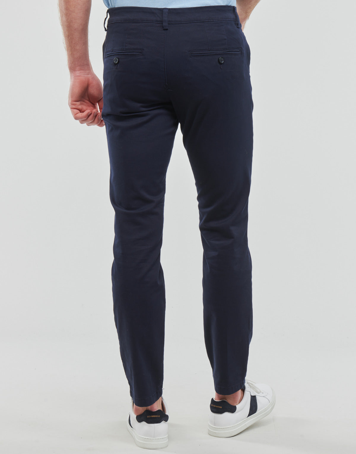 Pantalone Chino Uomo Selected SLHSLIM-NEW MILES 175 FLEX CHINO Marine