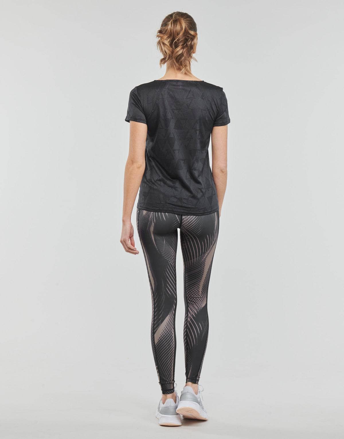 T-shirt Donna Only Play ONPJUE V-NECK SS TRAIN TEE Marine