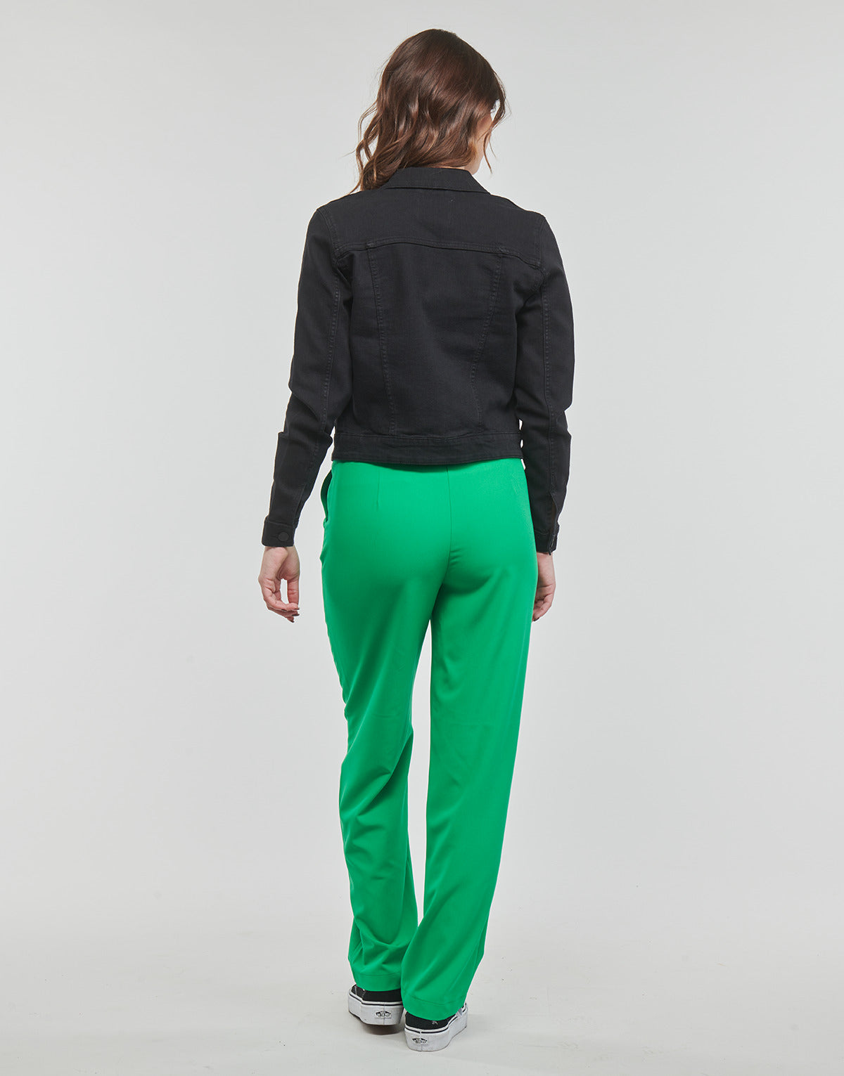 Giacca in jeans Donna Noisy May NMDEBRA L/S BLACK DENIM JACKET NOOS Nero