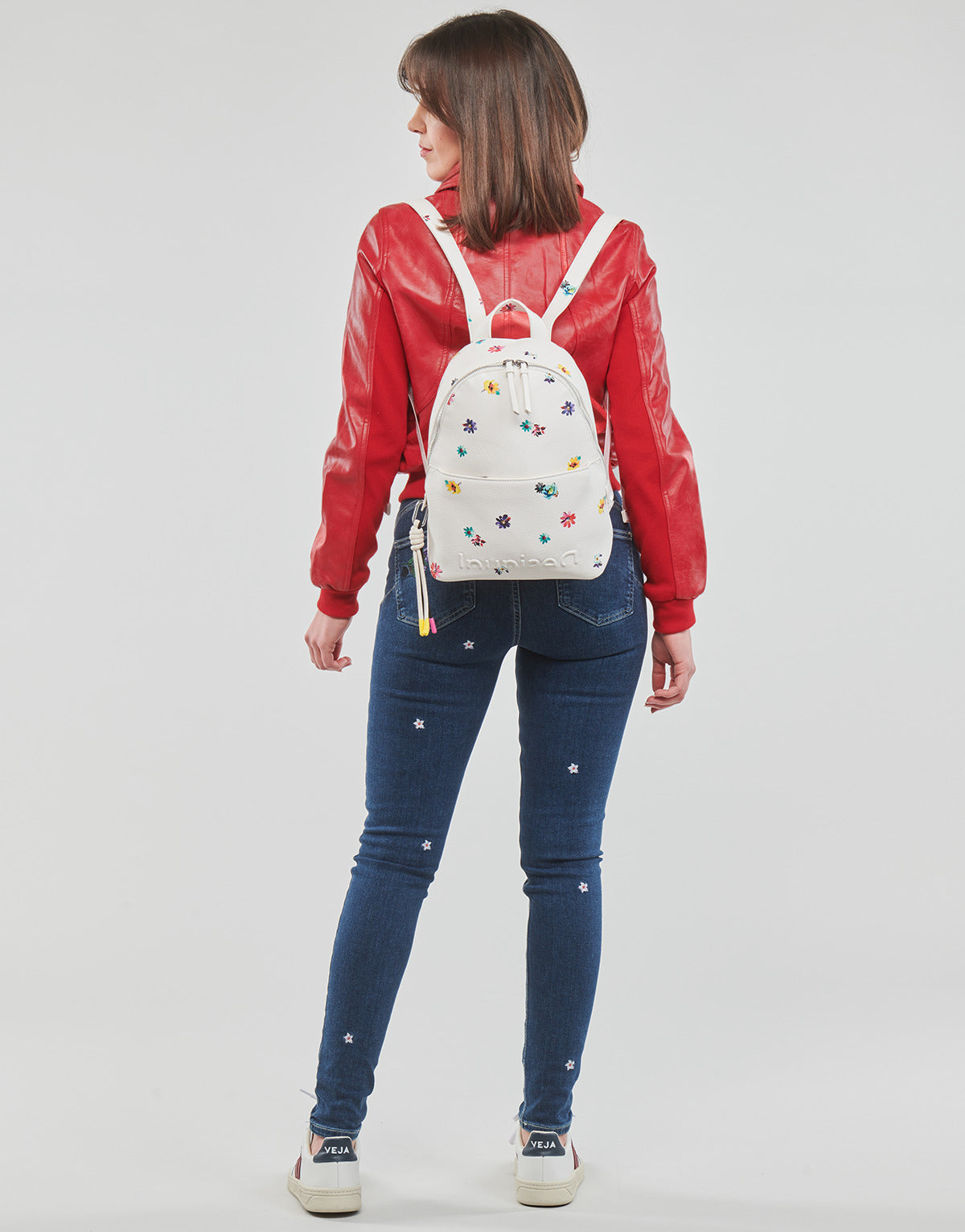 Giacca in pelle Donna Desigual CHAQ_DALLAS Rosso